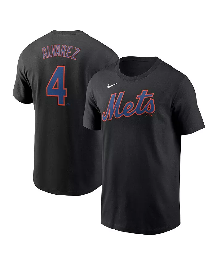 Мужская футболка Francisco Alvarez New York Mets с именем и номером, черная Nike
Мужская футболка Francisco Alvarez New York Mets с именем и номером, черная Nike