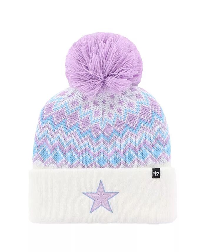 Белая вязаная шапка с манжетами и помпоном для больших девочек Dallas Cowboys Elsa '47 Brand
Белая вязаная шапка с манжетами и помпоном для больших девочек Dallas Cowboys Elsa '47 Brand