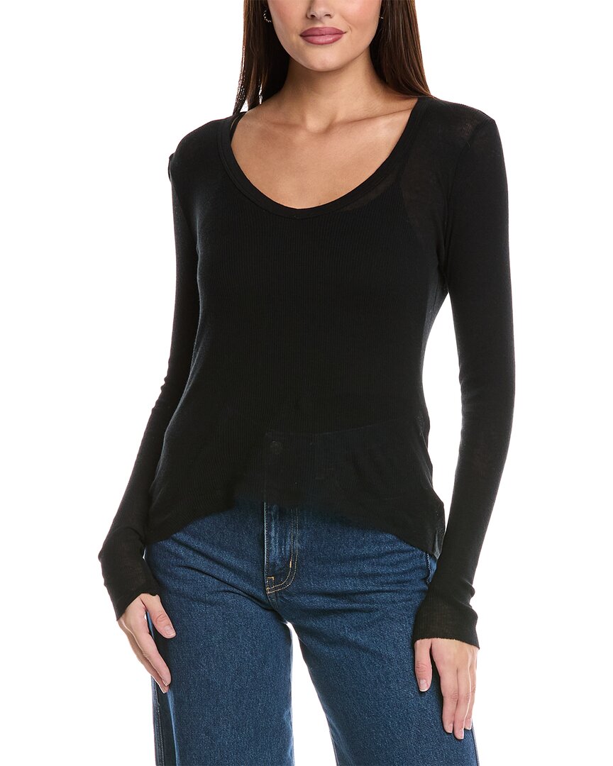 Джемс Перс Футболка из кашемировой смеси James Perse, черный
Джемс Перс Футболка из кашемировой смеси James Perse, черный