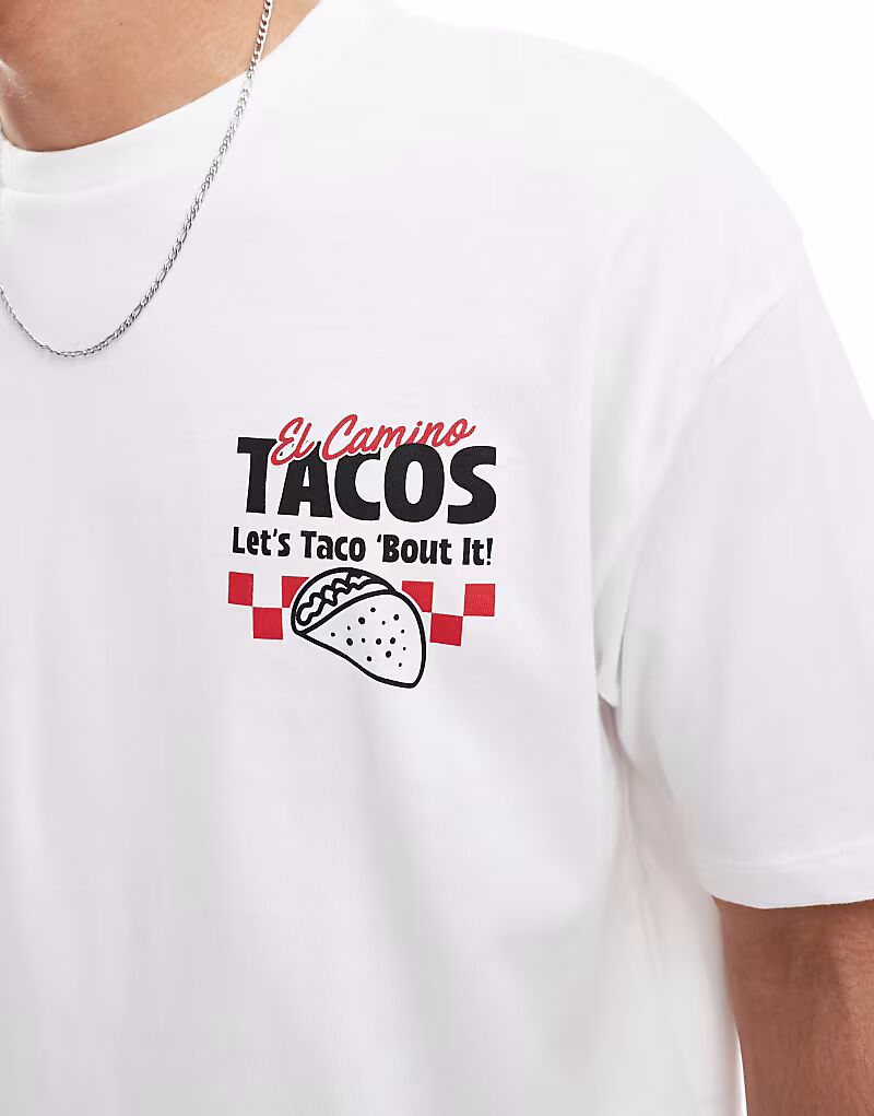 Футболка свободного кроя с графическим принтом ASOS DESIGN белого цвета
Футболка свободного кроя с графическим принтом ASOS DESIGN белого цвета