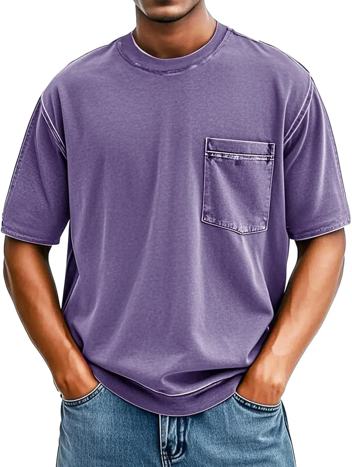 Мужская футболка Vintage с коротким рукавом и карманом XDFVC
Мужская футболка Vintage с коротким рукавом и карманом XDFVC