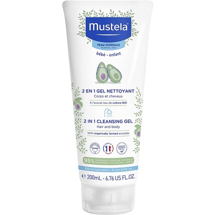 Очищающий гель 2 в 1 для нормальной кожи 200 мл Mustela
Очищающий гель 2 в 1 для нормальной кожи 200 мл Mustela