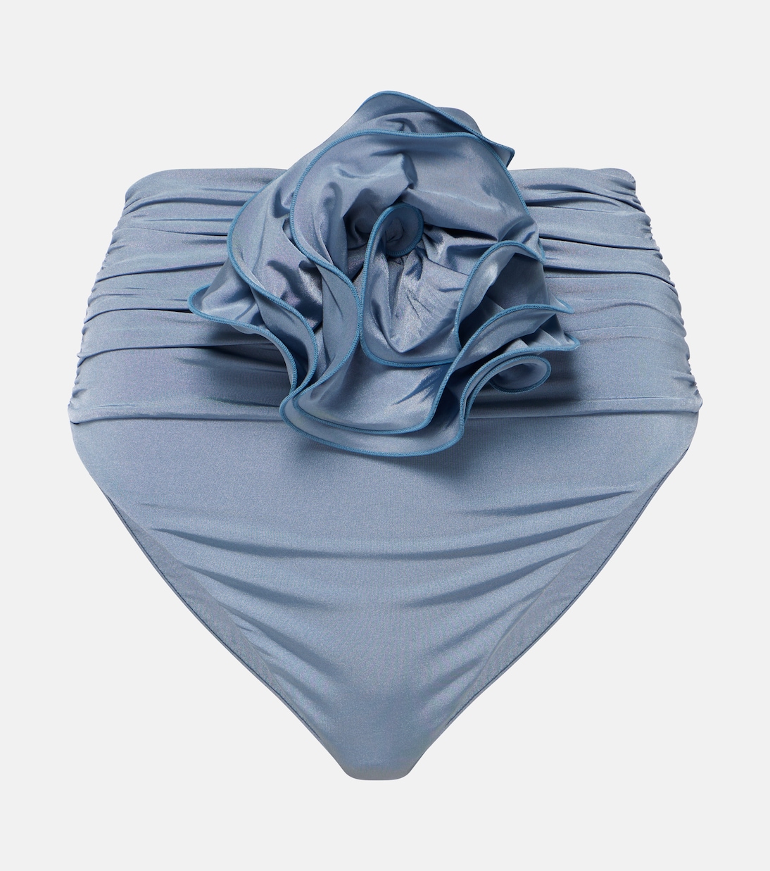 Плавки-бикини с высокой талией и цветочной аппликацией Magda Butrym, светло-синий
Плавки-бикини с высокой талией и цветочной аппликацией Magda Butrym, светло-синий