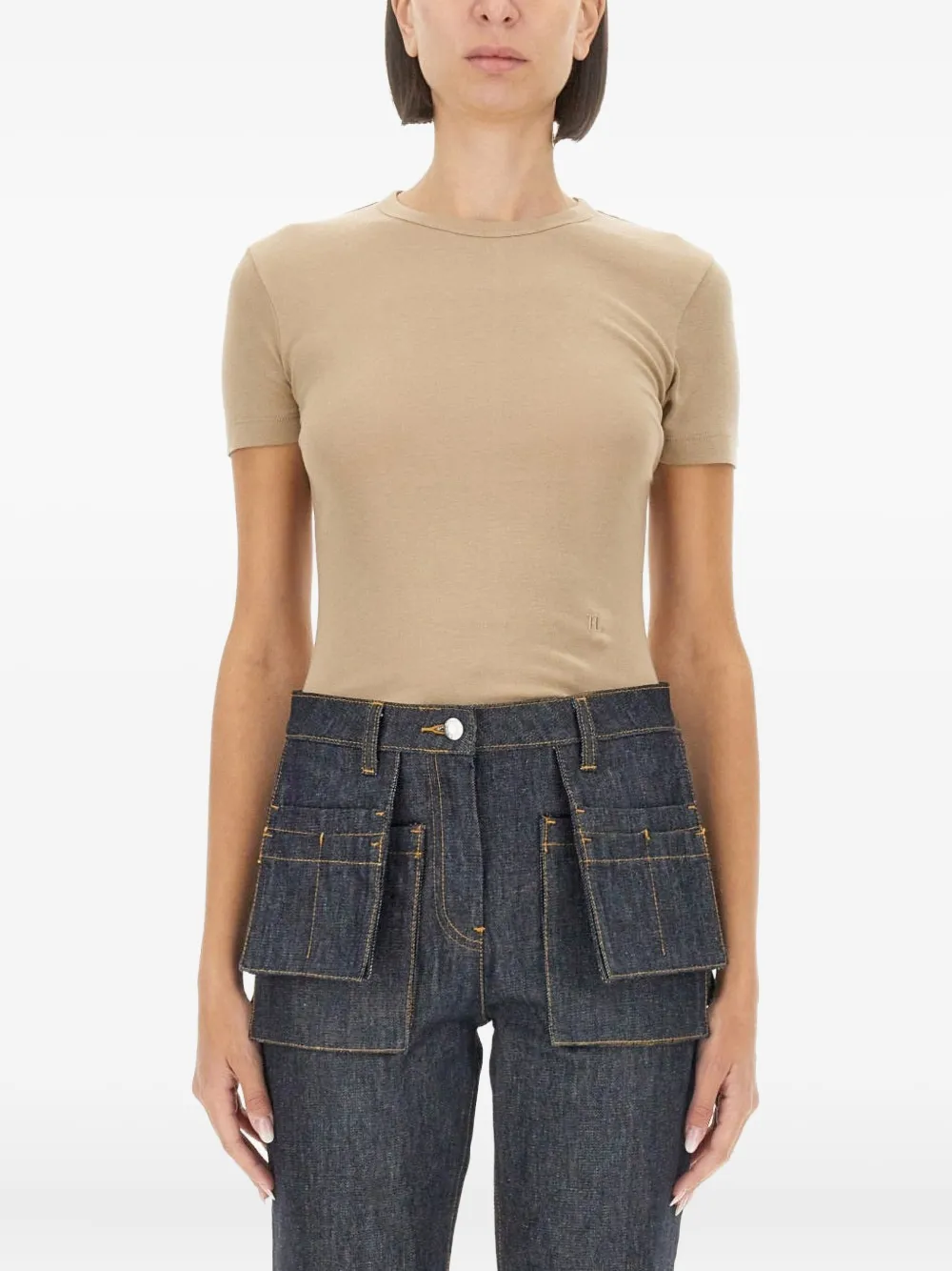 Футболка с короткими рукавами Helmut Lang, бежевый
Футболка с короткими рукавами Helmut Lang, бежевый