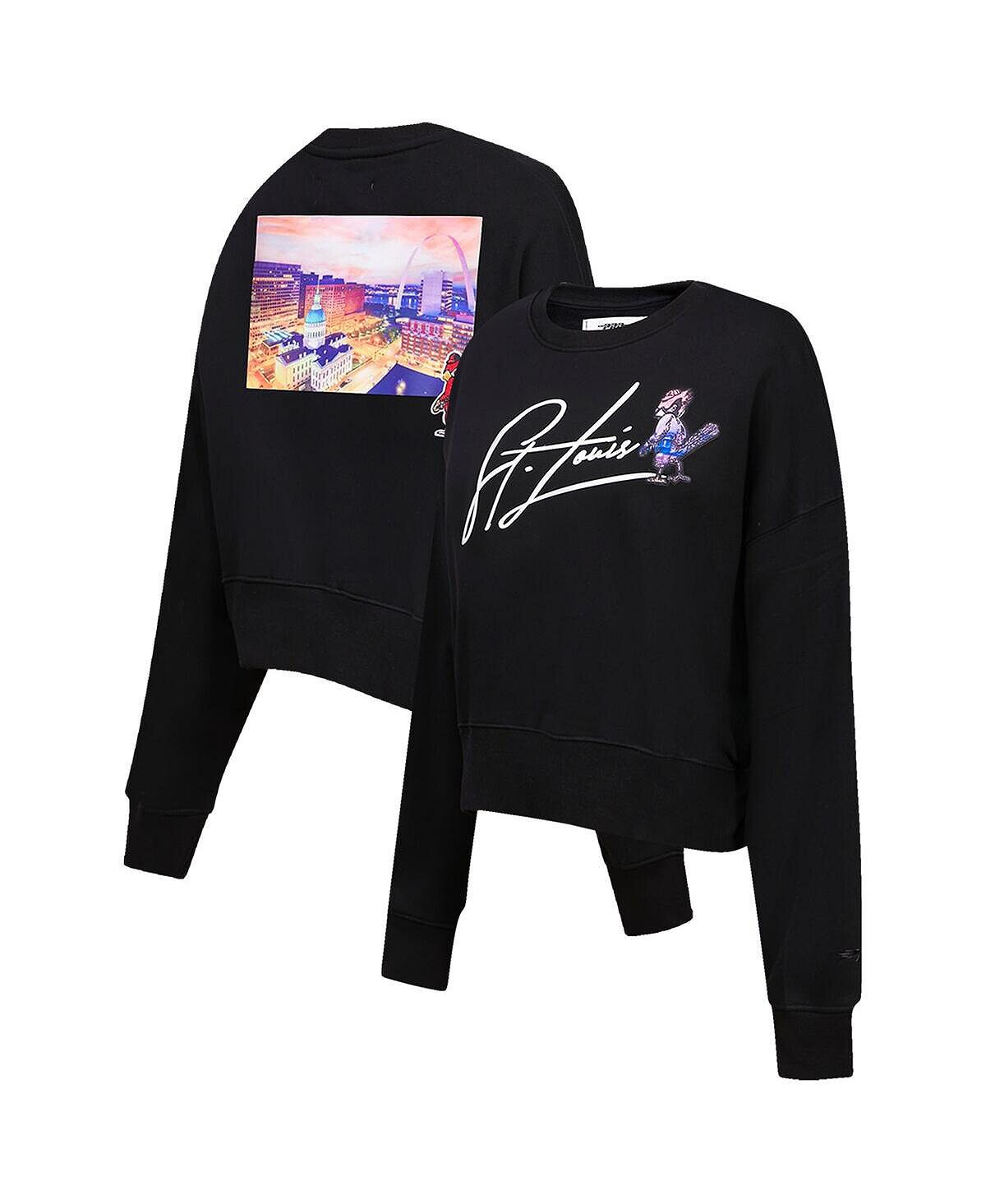 Женский черный пуловер St. Louis Cardinals City Scape свитшот Pro Standard, черный
Женский черный пуловер St. Louis Cardinals City Scape свитшот Pro Standard, черный