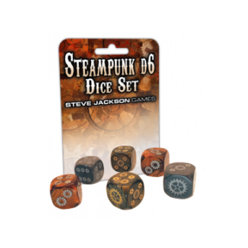 Игровые кубики Steampunk: D6 Dice Set
Игровые кубики Steampunk: D6 Dice Set