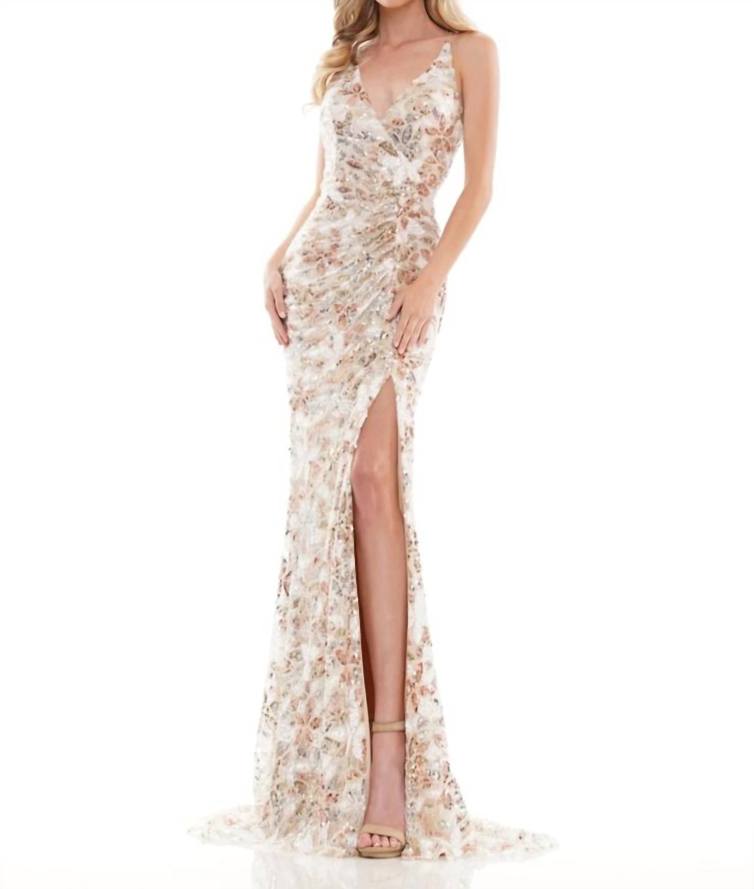 2727 In White/gold COLORS DRESS
2727 In White/gold COLORS DRESS