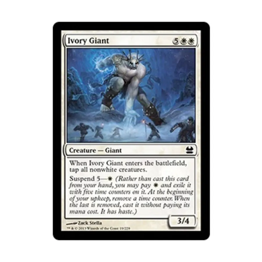 CCG Гигант из слоновой кости (C), MTG - Modern Masters 2013
CCG Гигант из слоновой кости (C), MTG - Modern Masters 2013