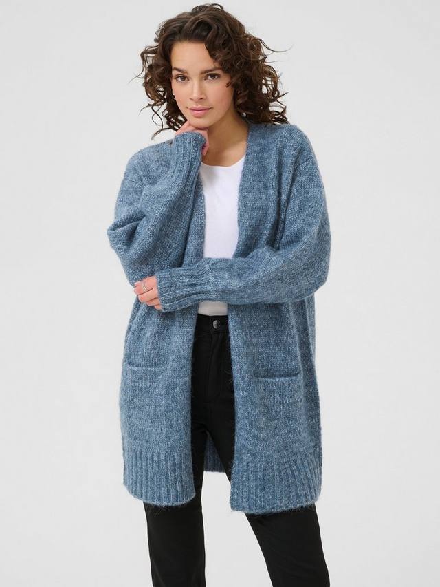 Кардиган Trina с открытым воротом удлиненного кроя KAFFE, Mid Blue
Кардиган Trina с открытым воротом удлиненного кроя KAFFE, Mid Blue