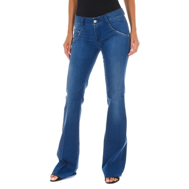 Длинные джинсовые брюки с эффектом потертости из эластичной ткани 70dbf0532 женщина Met, синий
Длинные джинсовые брюки с эффектом потертости из эластичной ткани 70dbf0532 женщина Met, синий