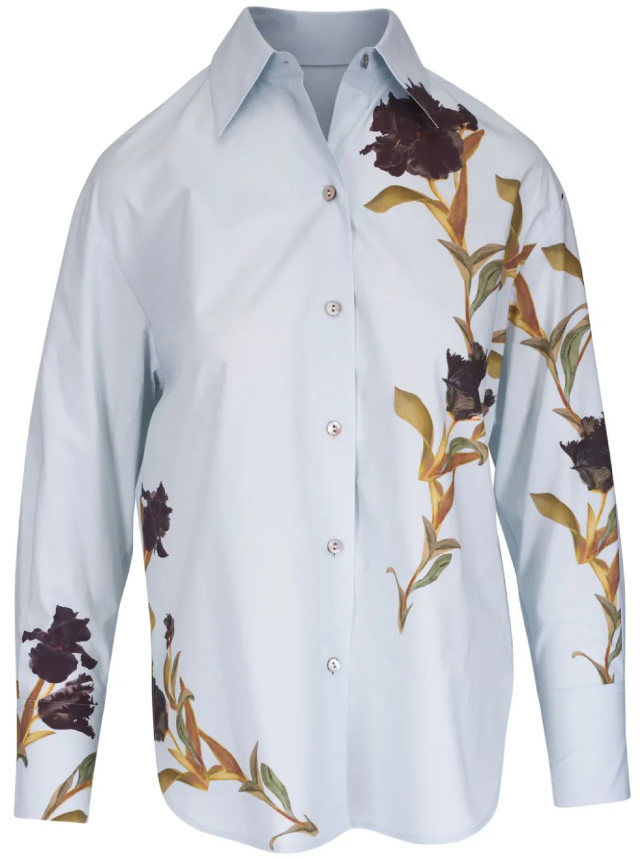 Рубашка с цветочным принтом Vince, синий
Рубашка с цветочным принтом Vince, синий
