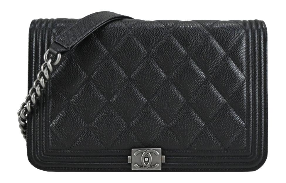 LeboyWOC Кожаная сумочка-кошелек через плечо, Женская черная сумка CHANEL 
LeboyWOC Кожаная сумочка-кошелек через плечо, Женская черная сумка CHANEL