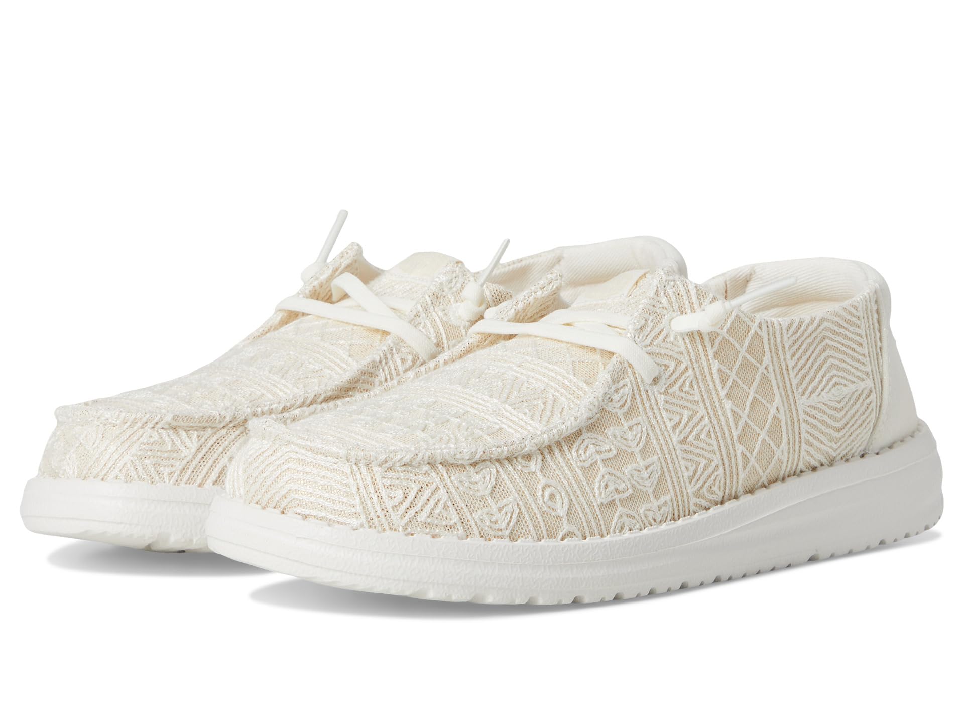 Кроссовки Hey Dude Kids Wendy Crochet Lace, цвет White/Gold
Кроссовки Hey Dude Kids Wendy Crochet Lace, цвет White/Gold