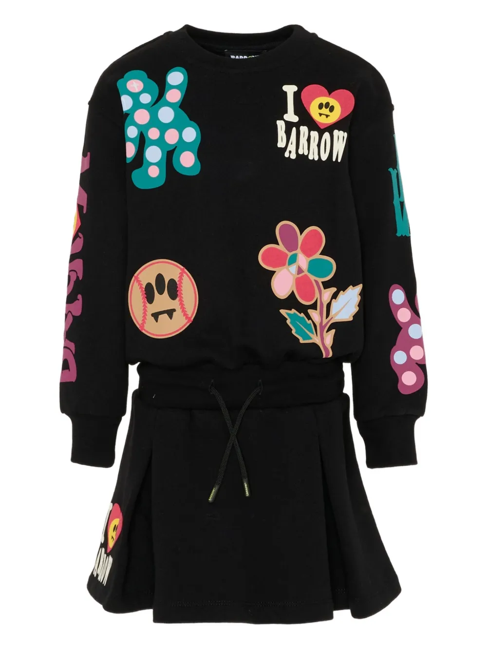 Платье с длинными рукавами и графическим декором Barrow Kids, черный
Платье с длинными рукавами и графическим декором Barrow Kids, черный