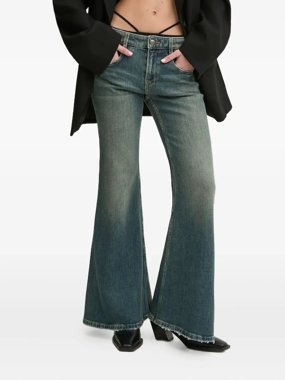 Расклешенные джинсы с бахромой Miss Sixty, синий
Расклешенные джинсы с бахромой Miss Sixty, синий