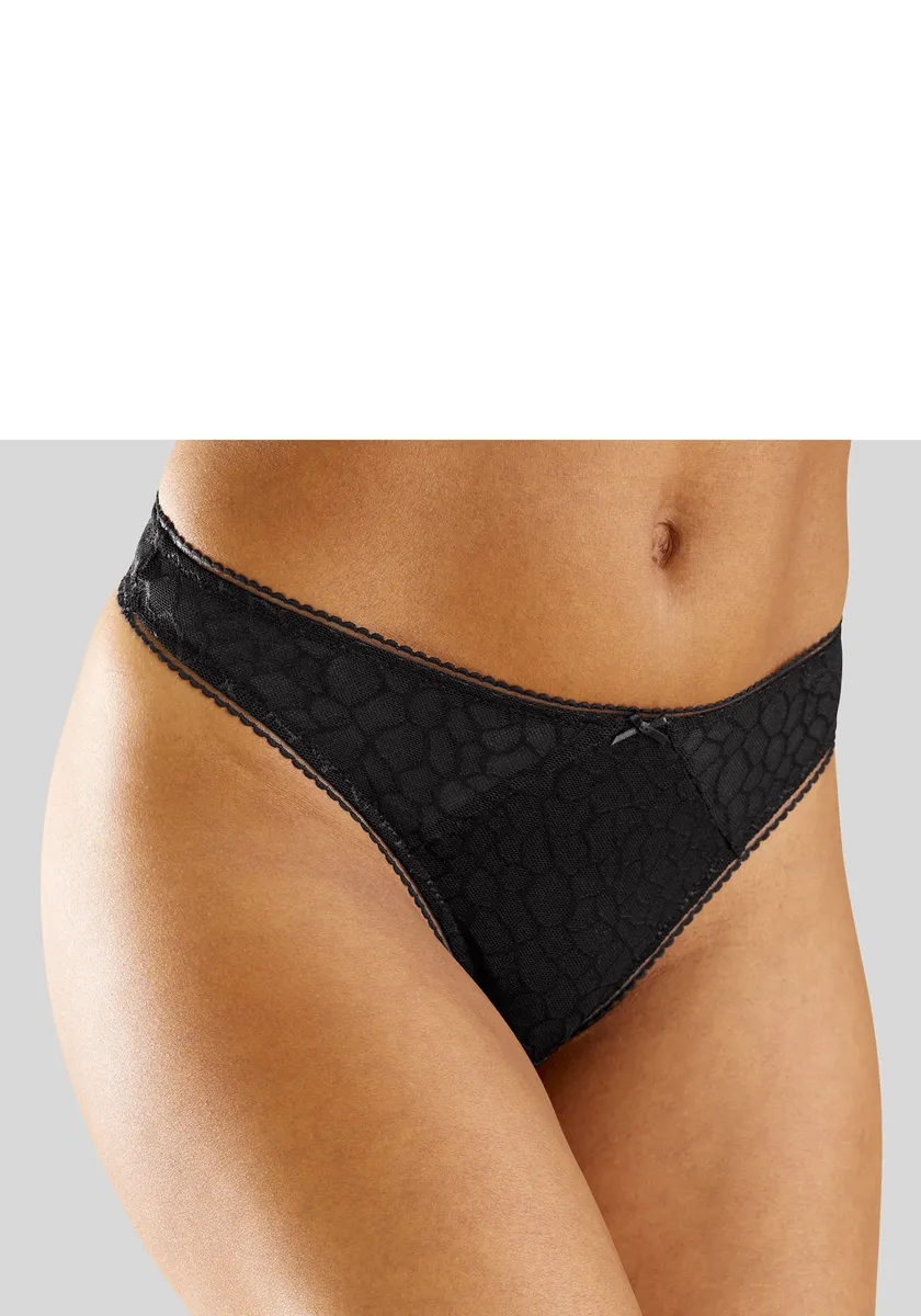 Стринги LASCANA "Кьяра" с графичным сетчатым узором, черный
Стринги LASCANA "Кьяра" с графичным сетчатым узором, черный