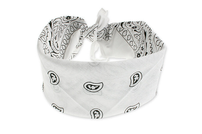 Jubileo, Классический белый шарф и бандана
Jubileo, Классический белый шарф и бандана