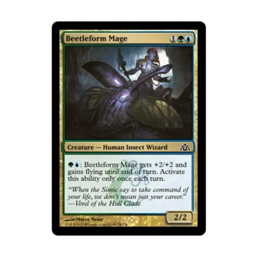 CCG Жукообразный маг (С) (фольга), MTG - Dragon's Maze 
CCG Жукообразный маг (С) (фольга), MTG - Dragon's Maze