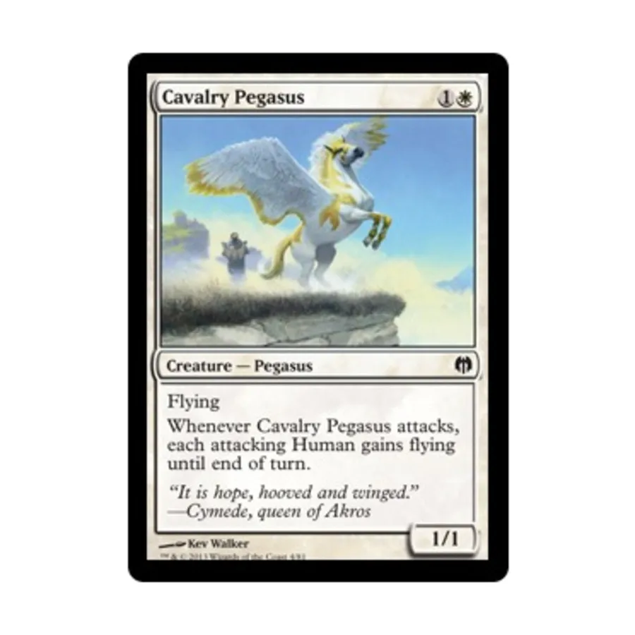 CCG Кавалерийский Пегас (К), MTG - Duel Decks - Heroes vs. Monsters
CCG Кавалерийский Пегас (К), MTG - Duel Decks - Heroes vs. Monsters