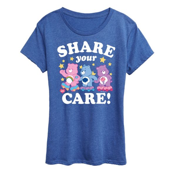 Женская футболка Care Bears с принтом "Делись заботой" Licensed Character, синий
Женская футболка Care Bears с принтом "Делись заботой" Licensed Character, синий