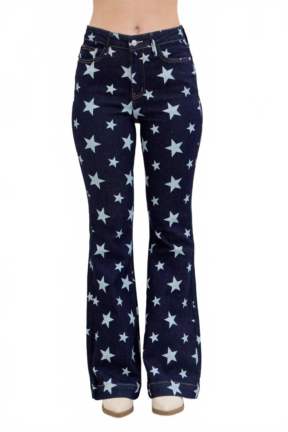 Джинсы-клеш с высокой талией и принтом в виде звезд по всей поверхности Judy Blue, denim
Джинсы-клеш с высокой талией и принтом в виде звезд по всей поверхности Judy Blue, denim
