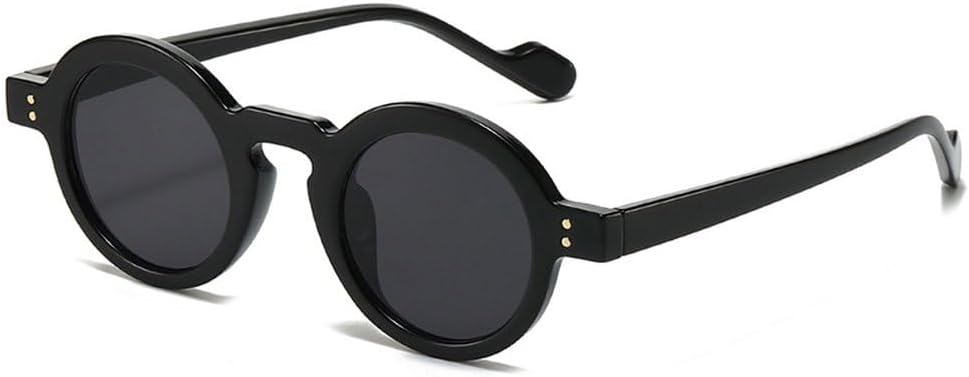 Ретро маленькие круглые солнцезащитные очки для женщин, модные, с прозрачными линзами цвета океана, защита от УФ-излучения UV400, мужские солнцезащитные очки с заклепками, трендовые панк-солнцезащитные очки SKFGNX, Black Grey
Ретро маленькие круглые солнцезащитные очки для женщин, модные, с прозрачными линзами цвета океана, защита от УФ-излучения UV400, мужские солнцезащитные очки с заклепками, трендовые панк-солнцезащитные очки SKFGNX, Black Grey