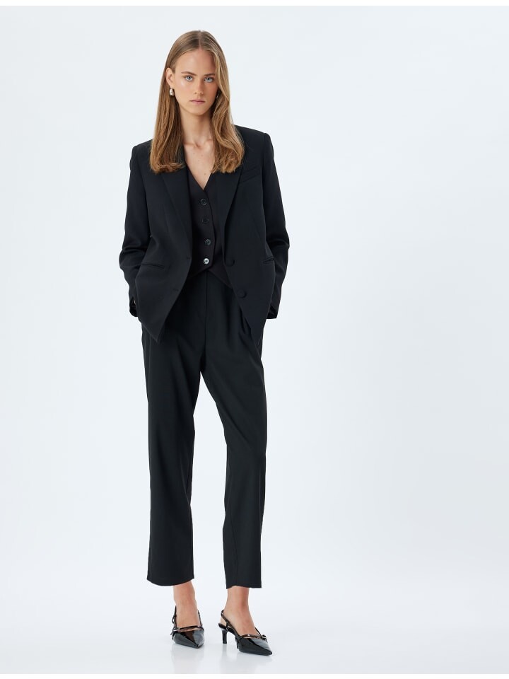 Тканевые брюки KOTON, черный
Тканевые брюки KOTON, черный