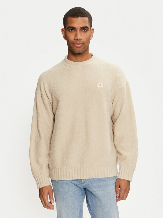 Свитер свободного кроя Calvin Klein Jeans, бежевый
Свитер свободного кроя Calvin Klein Jeans, бежевый