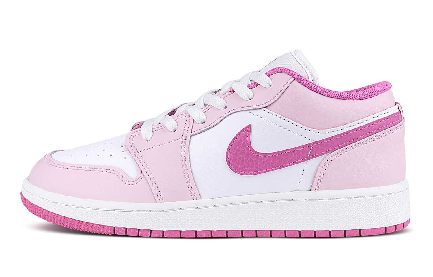 Детские баскетбольные кроссовки Air 1 с противоскользящей подошвой, амортизацией и износостойким покрытием, низкие, розово-белые, для подростков Jordan
Детские баскетбольные кроссовки Air 1 с противоскользящей подошвой, амортизацией и износостойким покрытием, низкие, розово-белые, для подростков Jordan