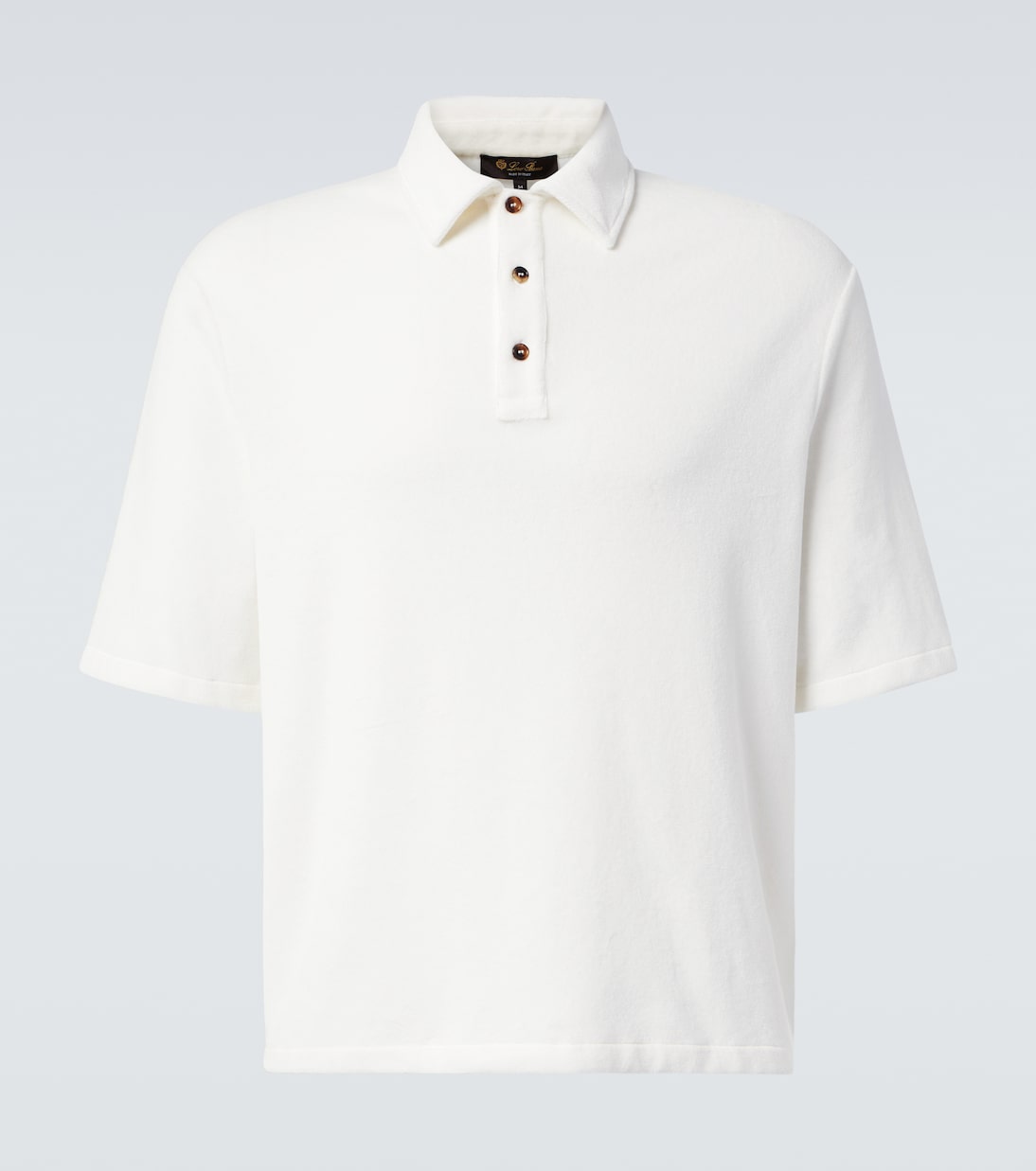 Мужская велюровая поло из хлопка и шёлка Murano Loro Piana, белый
Мужская велюровая поло из хлопка и шёлка Murano Loro Piana, белый