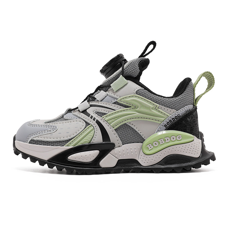 Нескользящие износостойкие низкие детские кроссовки для повседневной жизни BOBDOG, черный/серый 
Нескользящие износостойкие низкие детские кроссовки для повседневной жизни BOBDOG, черный/серый