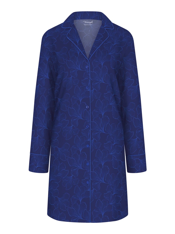 Ночная рубашка бойфренда в сочетании синего и темного цветов Triumph
Ночная рубашка бойфренда в сочетании синего и темного цветов Triumph