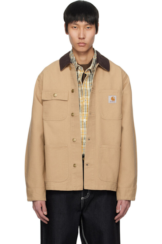 Бежевая весенняя куртка Michigan Chore Carhartt Work In Progress, Бежевый, Бежевая весенняя куртка Michigan Chore Carhartt Work In Progress
Бежевая весенняя куртка Michigan Chore Carhartt Work In Progress, Бежевый, Бежевая весенняя куртка Michigan Chore Carhartt Work In Progress