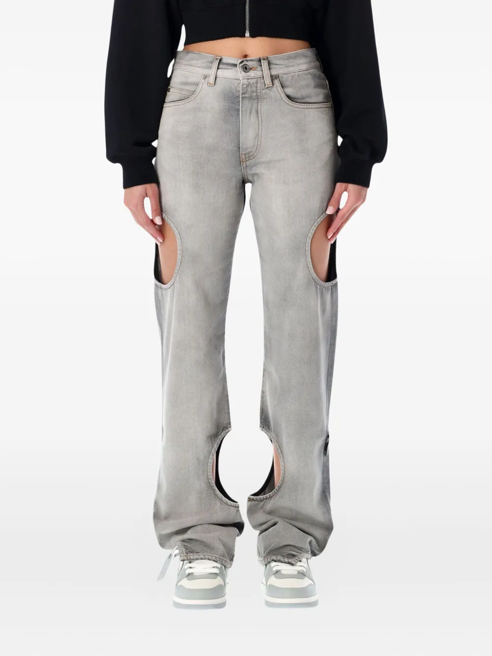 Джинсы с вырезами Meteor Off-White, серый
Джинсы с вырезами Meteor Off-White, серый