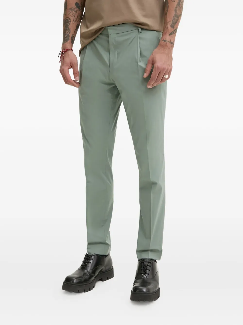 Плиссированные брюки HUGO, зеленый
Плиссированные брюки HUGO, зеленый