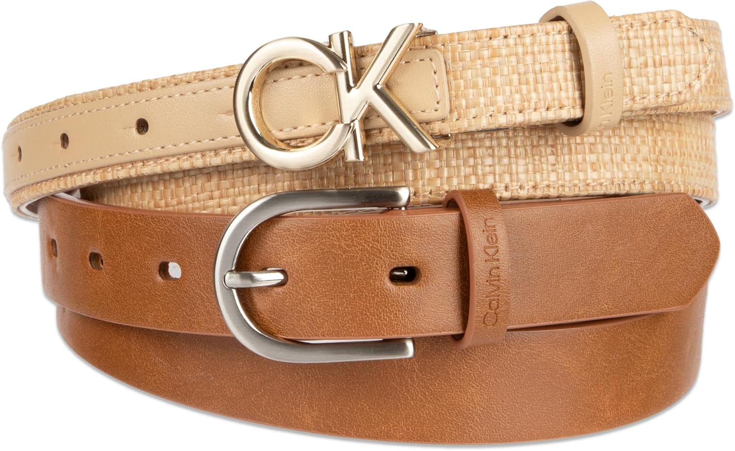 Комплект из двух узких ремней Calvin Klein для женщин, подходящих к джинсам, платьям и повседневной одежде, Cognac + Natural
Комплект из двух узких ремней Calvin Klein для женщин, подходящих к джинсам, платьям и повседневной одежде, Cognac + Natural