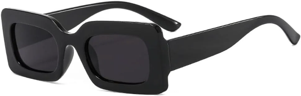 Солнцезащитные очки для женщин в стиле ретро, большая прямоугольная оправа, женские солнцезащитные очки, защита от УФ-излучения UV400 HPIRME, Black Gray
Солнцезащитные очки для женщин в стиле ретро, большая прямоугольная оправа, женские солнцезащитные очки, защита от УФ-излучения UV400 HPIRME, Black Gray