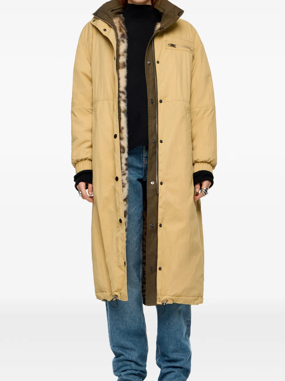 Пальто на молнии с капюшоном Bimba Y Lola, бежевый
Пальто на молнии с капюшоном Bimba Y Lola, бежевый