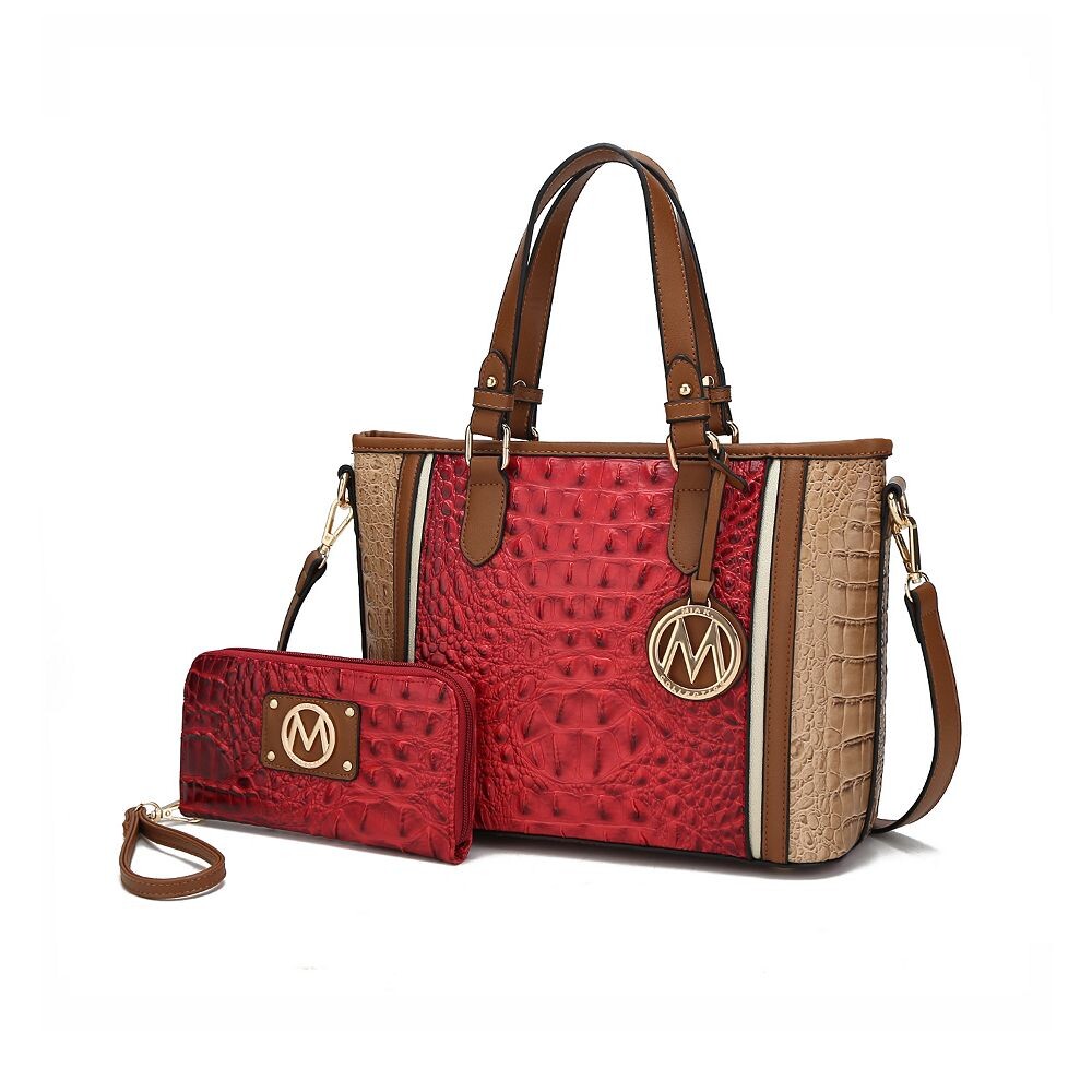 Женская сумка-тоут из веганской кожи Lizza из крокодиловой кожи MKF Collection от Mia K, цвет Cognac
Женская сумка-тоут из веганской кожи Lizza из крокодиловой кожи MKF Collection от Mia K, цвет Cognac