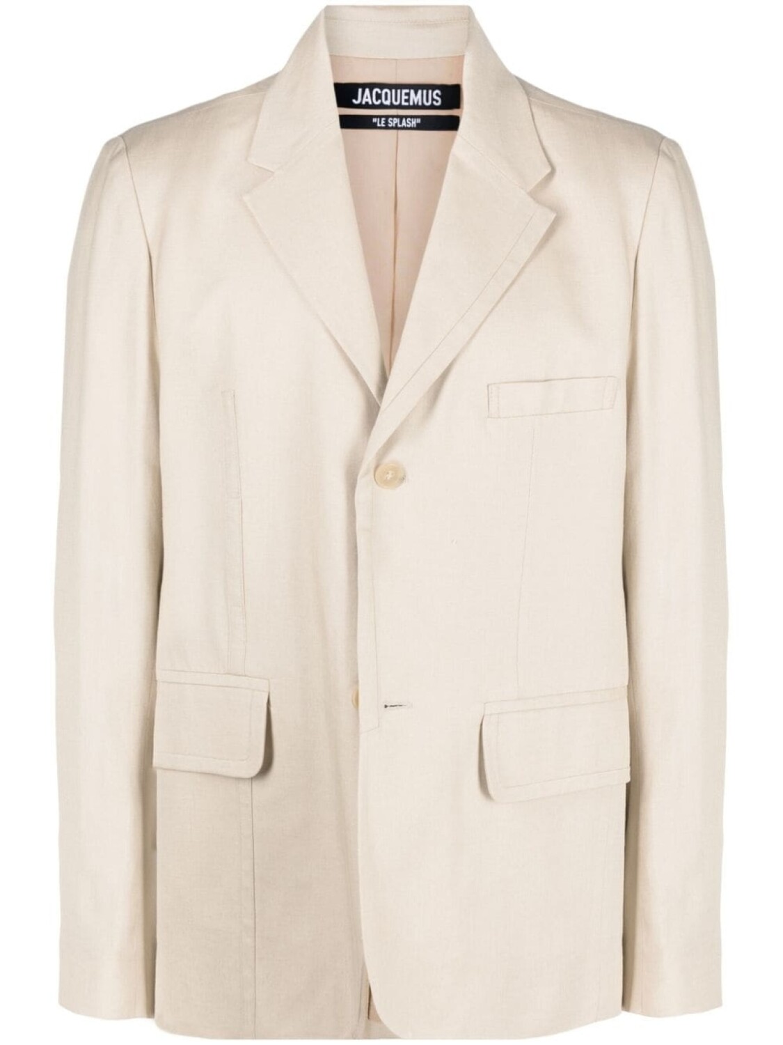 Jacquemus однобортный пиджак, нейтральный цвет
Jacquemus однобортный пиджак, нейтральный цвет