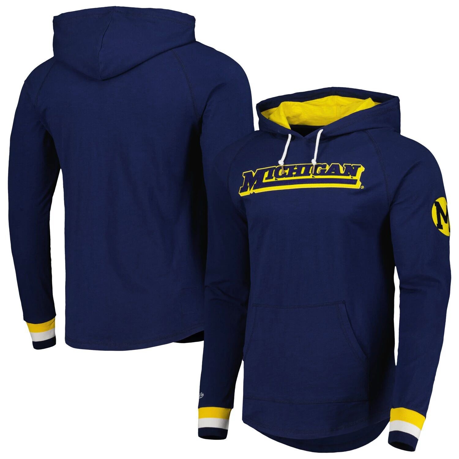 Мужской темно-синий пуловер с капюшоном Mitchell & Ness Michigan Wolverines Legendary реглан
Мужской темно-синий пуловер с капюшоном Mitchell & Ness Michigan Wolverines Legendary реглан