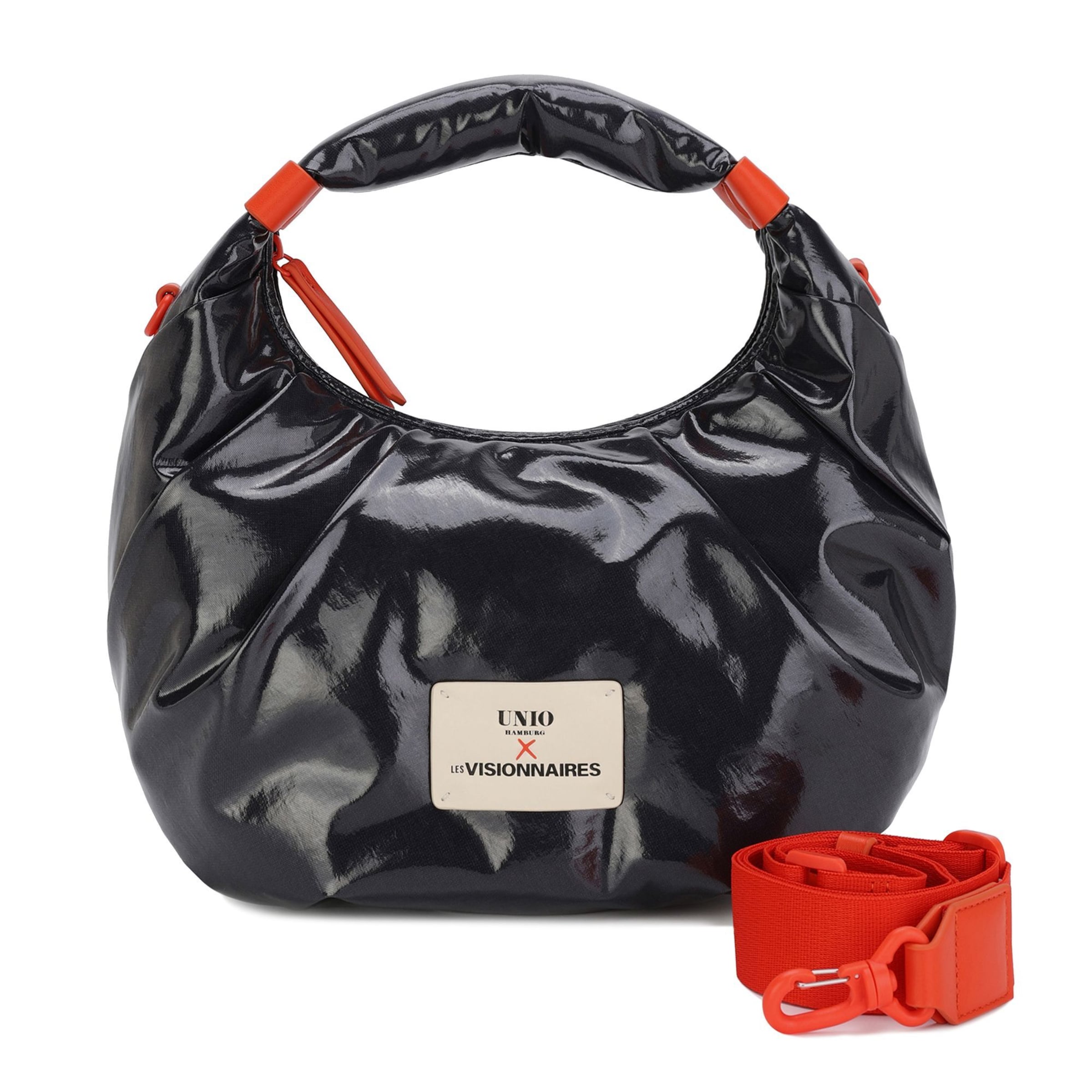 Les Visionnaires Плечевая сумка 'Unio' в черном цвете
Les Visionnaires Плечевая сумка 'Unio' в черном цвете