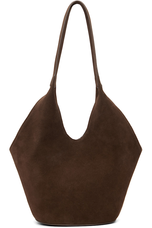 Эксклюзивная коричневая сумка-ведро Phantom от Ssense Aesther Ekme, цвет suede cocoa
Эксклюзивная коричневая сумка-ведро Phantom от Ssense Aesther Ekme, цвет suede cocoa