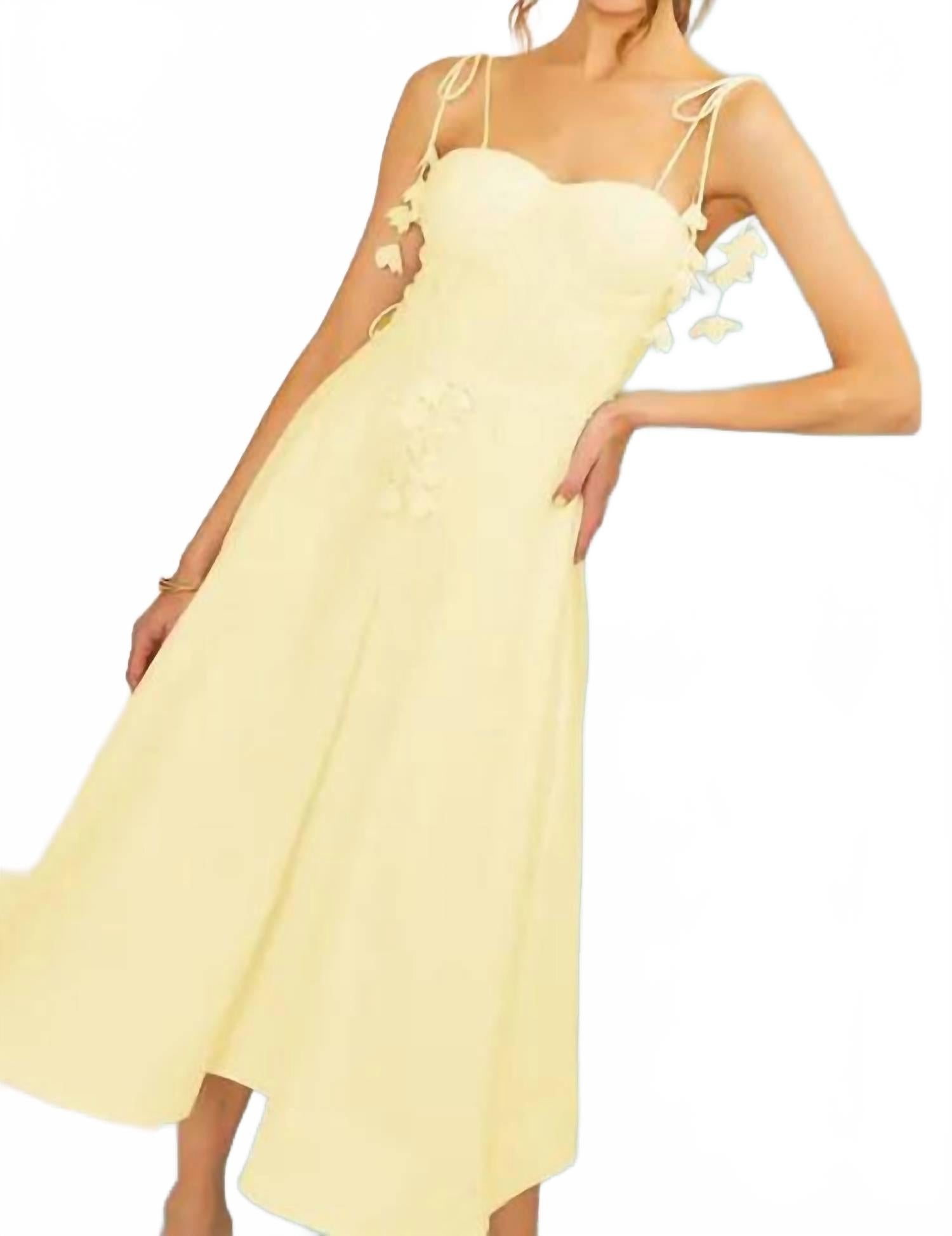 Платье миди с расклешенным лифом и поясом желтого цвета Main Strip, желтый
Платье миди с расклешенным лифом и поясом желтого цвета Main Strip, желтый