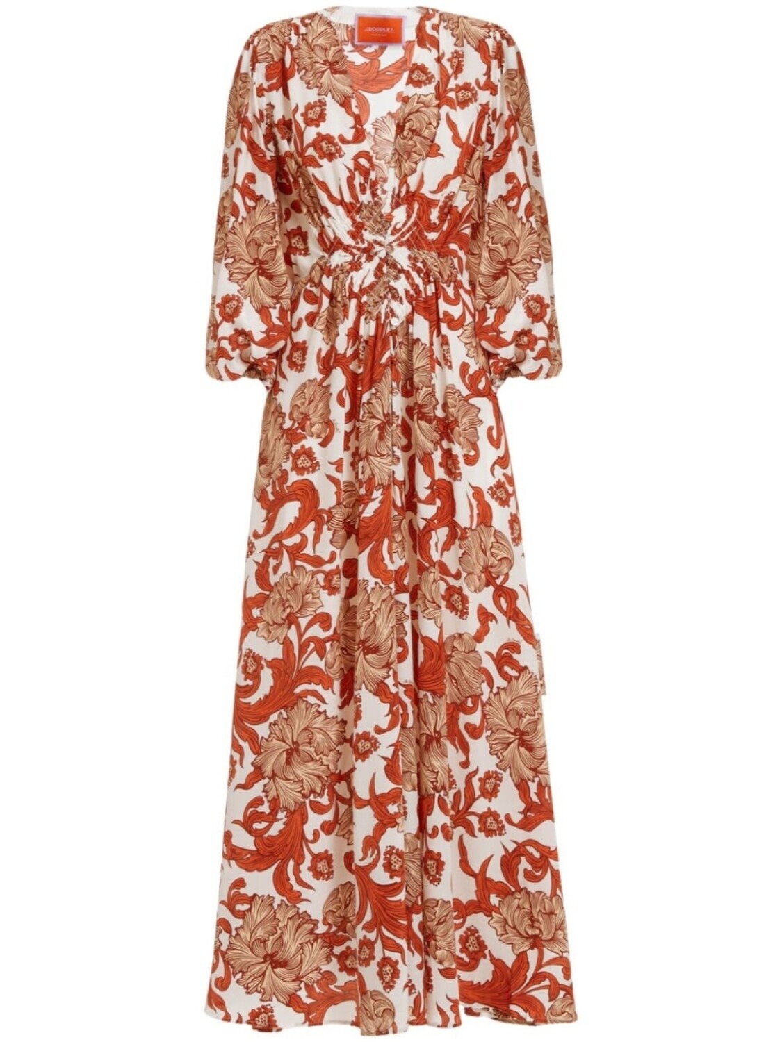 La DoubleJ платье Camerino из шелка с абстрактным узором, красный
La DoubleJ платье Camerino из шелка с абстрактным узором, красный