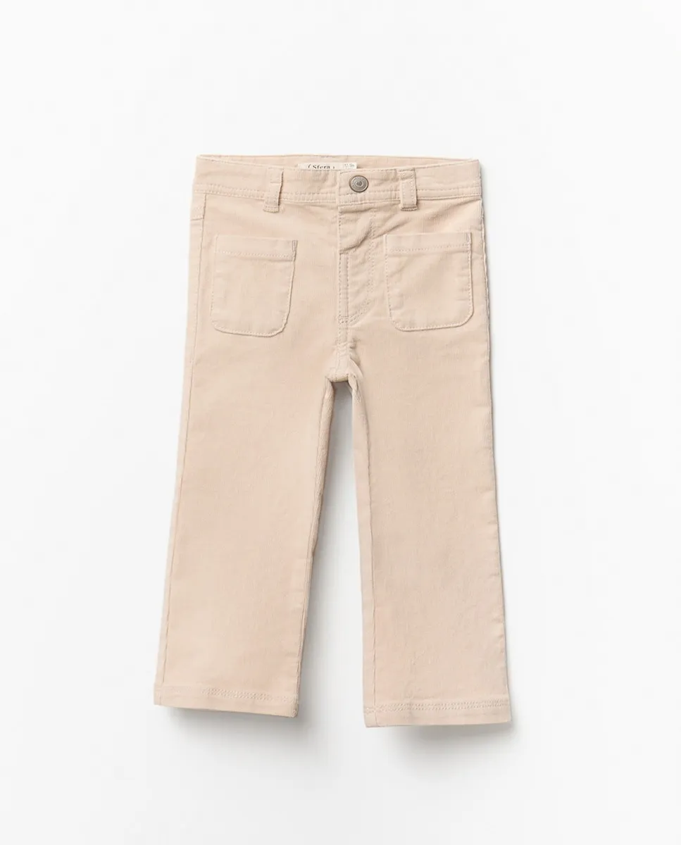 Брюки из микровельвета Sfera, светло-бежевый
Брюки из микровельвета Sfera, светло-бежевый