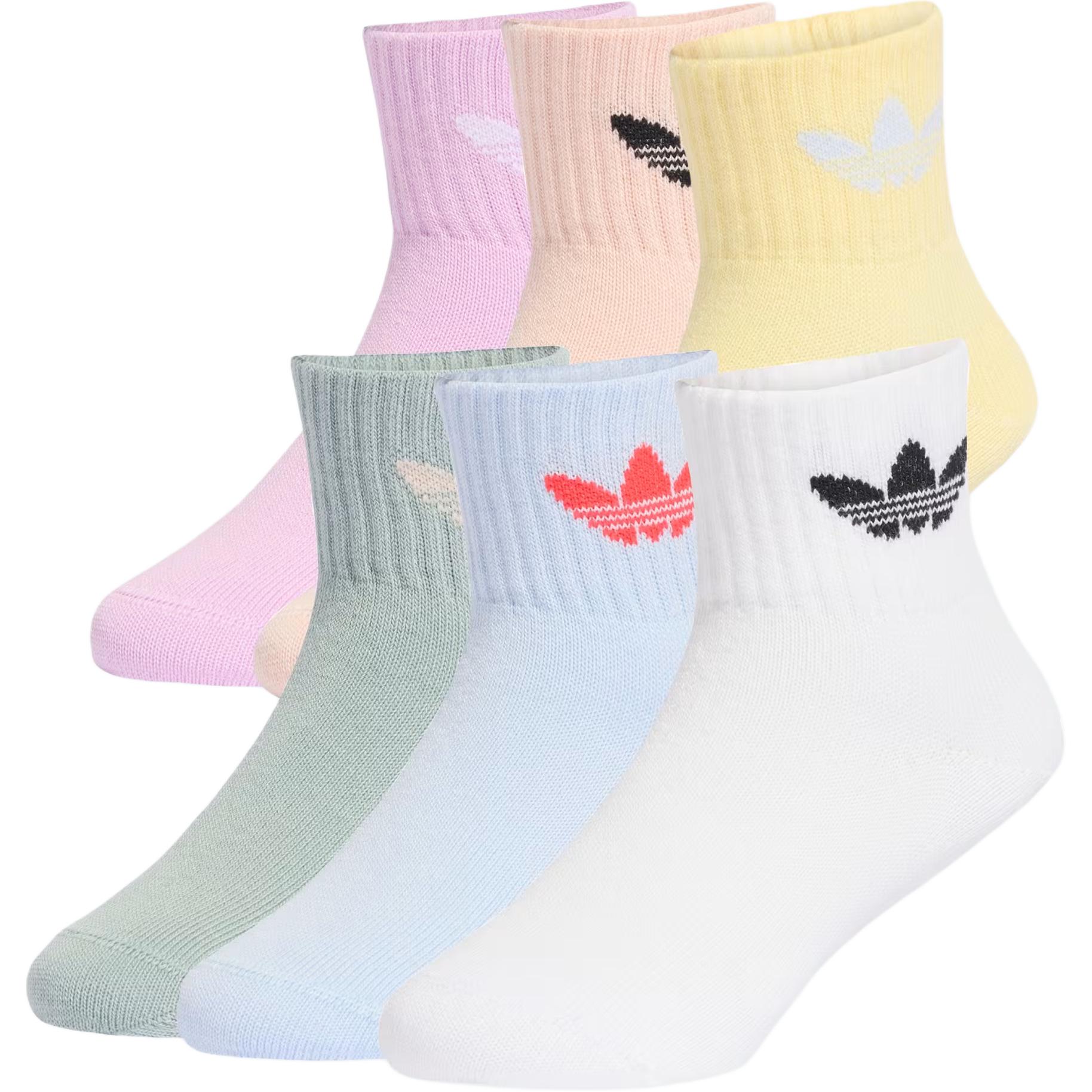 Носки 6 пар детские Adidas Originals, 6 pack (blush розовый+оранжевый+желтый+зеленый+синий+белый)
Носки 6 пар детские Adidas Originals, 6 pack (blush розовый+оранжевый+желтый+зеленый+синий+белый)