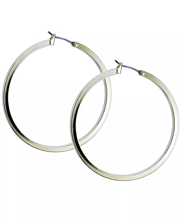 Серьги-Кольца золотистого оттенка с квадратными краями 1 1/2 дюйма Guess, gold
Серьги-Кольца золотистого оттенка с квадратными краями 1 1/2 дюйма Guess, gold