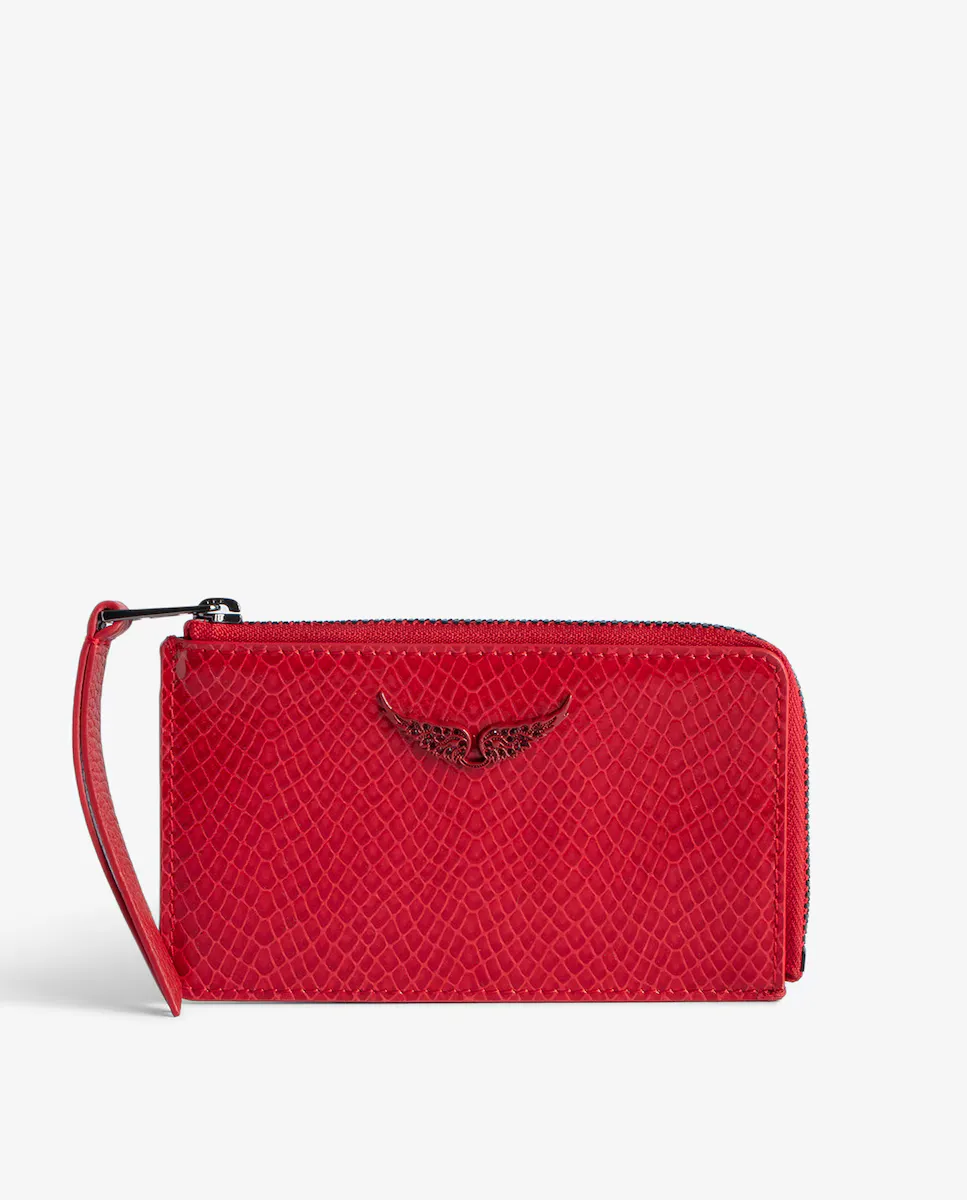 ZV Card Glossy Wild Embossed Женская красная кожаная визитница Zadig & Voltaire, красный
ZV Card Glossy Wild Embossed Женская красная кожаная визитница Zadig & Voltaire, красный