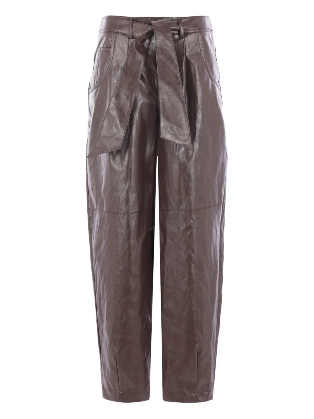 Брюки с поясом и складками Federica Tosi, коричневый
Брюки с поясом и складками Federica Tosi, коричневый